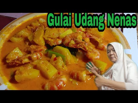 Resep Gulai Udang Nanas