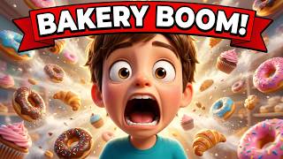 🍰 Milo & Henry's Giant Bakery EXPLODED! 😱  Giant Pastry Shop Adventure