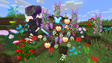 Minecraft UHC but FLOWERS drop RANDOM OVERPOWERED LOOT (and I win!)