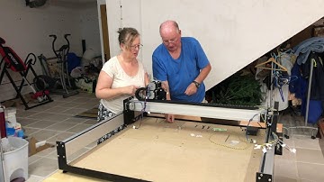 Carbide 3D - Shapeoko XXL - drag chains and limit switches fitting, building machine