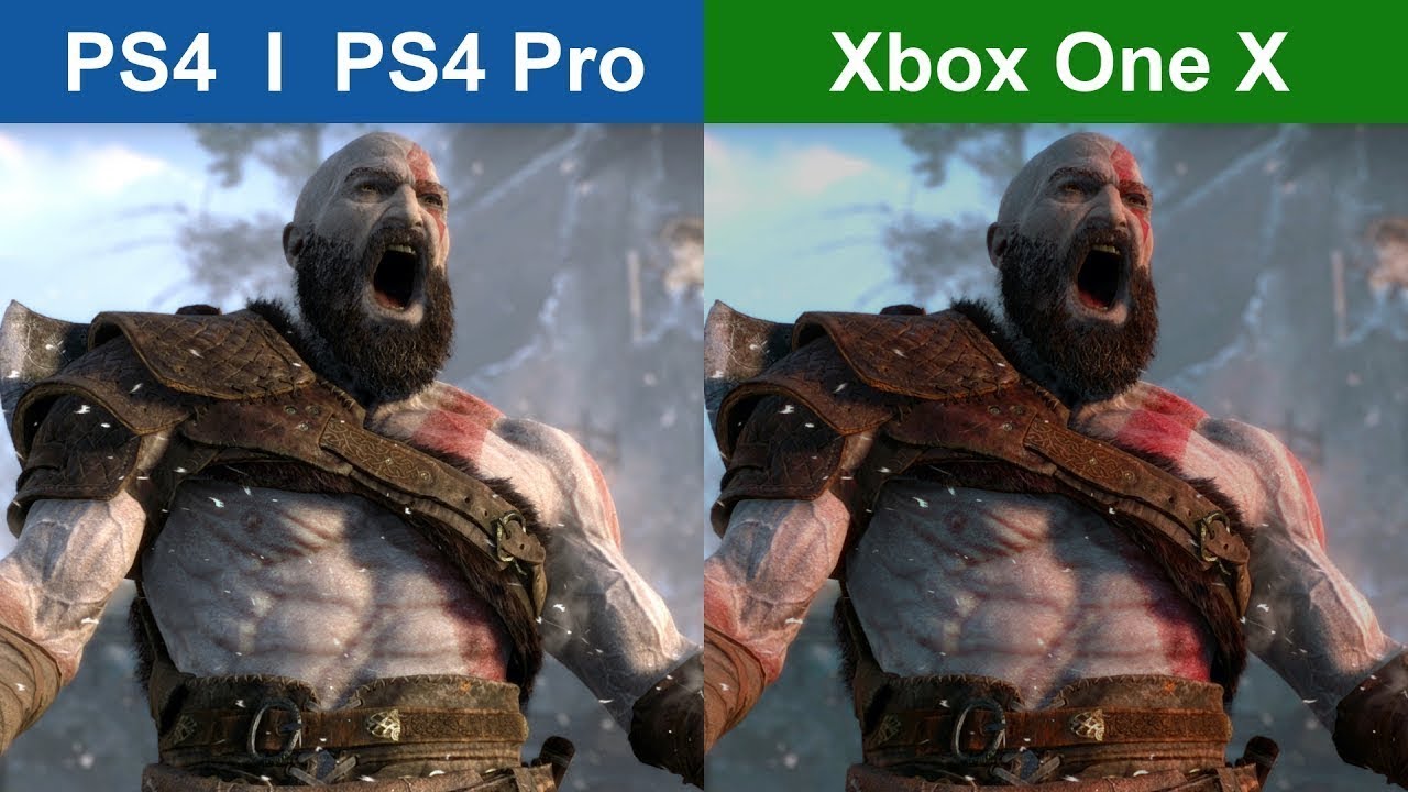 GOD OF WAR Graphics Comparison PS4 XBOX ONE SWITCH PC Funny YouTube