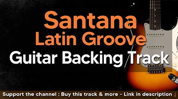 Santana Latin Rock Groove Guitar Backing Track Jam in Am