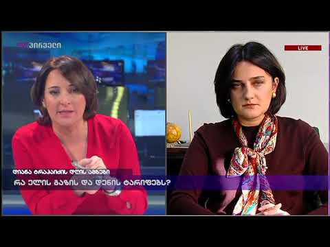 რა ელის დენის და გაზის ტარიფებს - ირინა მილორავა