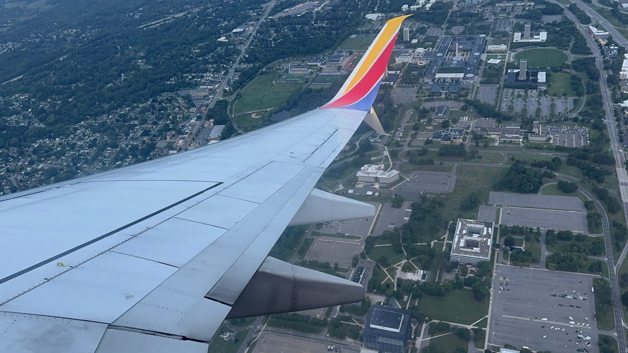 Southwest Airlines 737-800 Takeoff Albany ALB