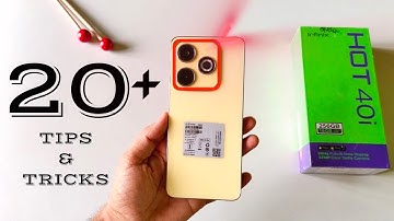 Infinix Hot 40i Tips And Tricks In English | Infinix Hot 40i Hidden Features| Top 20+