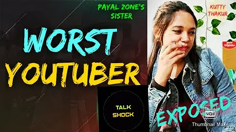 KRITI THAKUR ROAST  Very bad youtuber