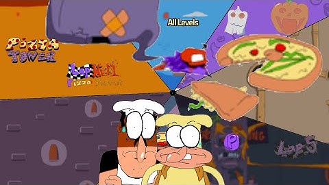 Pizza Tower LHPP - All Levels Lap 5 Lunatic P Rank Swap Mode