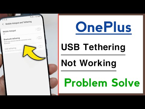OnePlus USB Tethering Not Working Problem Solve