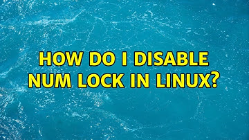 How do I disable Num Lock in Linux?