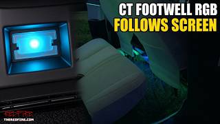 Cybertruck Footwell RGB That Follows the Screen (Dash Drop First)