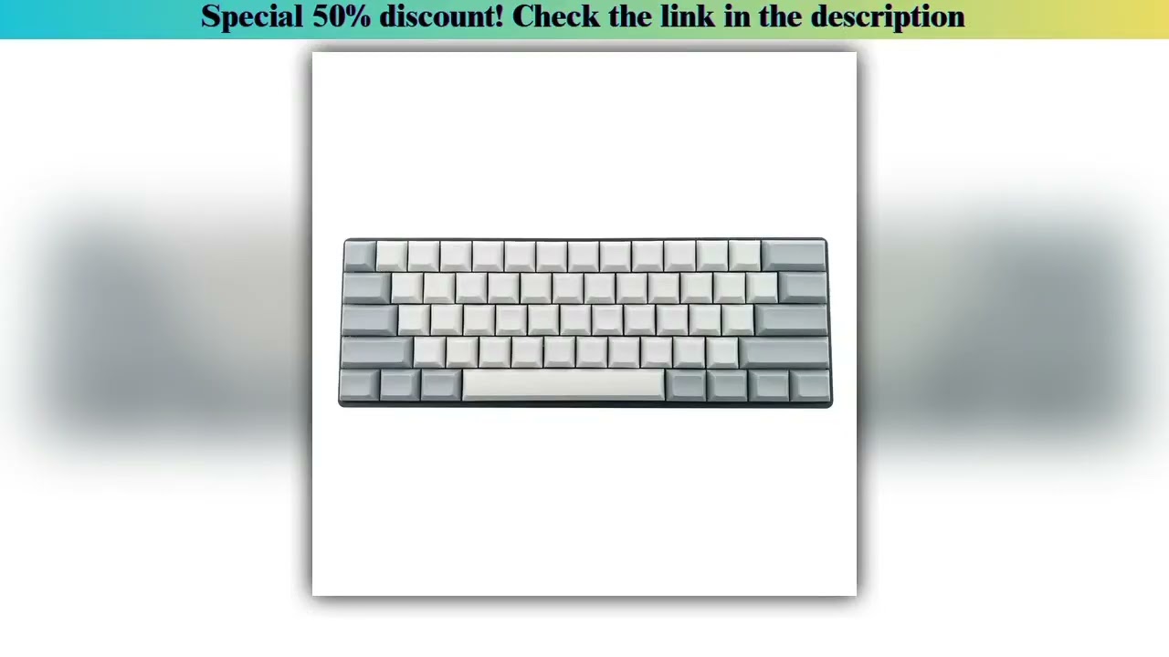 Slide NPKC DSA Blank Keycaps ANSI PBT Keycap Custom Key caps Set Retro Key Cap for Cherry MX Switch