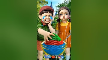 Squid Game AI Korean Snack Popping Candy ASMR #squidgame #squidgame2 #ai #asmr