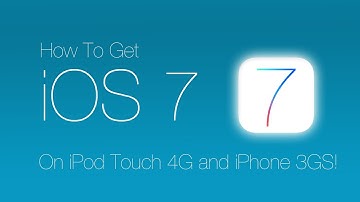 Get iOS 7 on iPod Touch 4G and iPhone 3GS! *FREE AND EASY!*