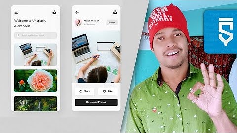 Unsplash Api Awesome Images project in sketchware #AndroidAppdeveloper #sketchware #Aauraparti