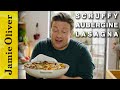 Scruffy Aubergine Lasagna | Jamie Oliver's Meat Free Meals