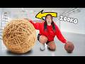 Making The WORLDS BIGGEST Rubber Band Ball!😱