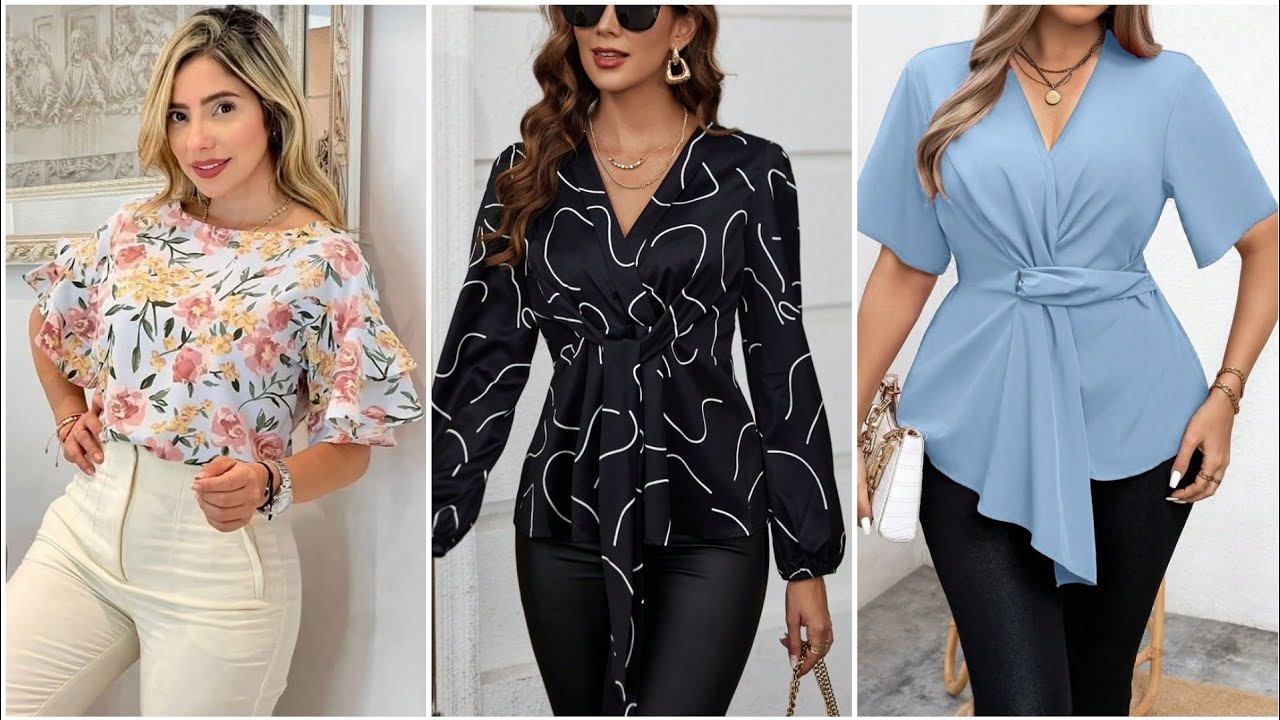 Moda 2026 BLUSAS BONITAS 100”Ideas De blusas bonitas MODELOS casuales 25/26 #fashion #shirts #style