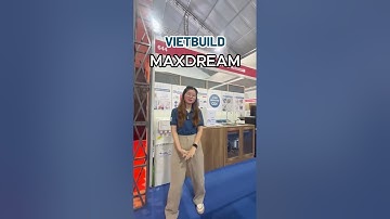 Máy lọc nước Maxdream CDI tại triển lãm Vietbuild | Công nghệ lọc điện thông minh
