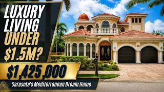 I Toured a $1.4M Hidden Paradise 10 MINS From Siesta Key! (You Won't Believe The Back Yard)