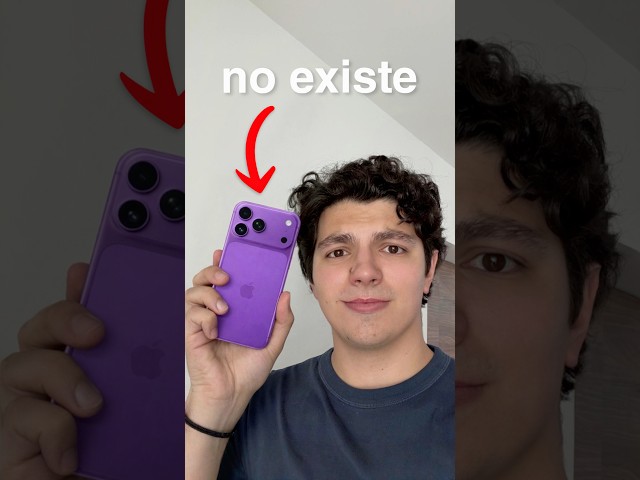 Un estafador intentó reclamar un iPhone 17 Pro Max color morado que no existe!!!