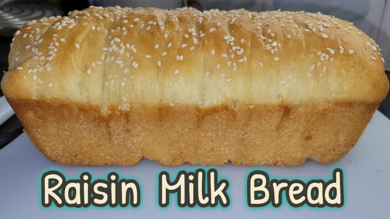 Soft and Spongy Raisin Milk Bread Raisin Milk Bread Easy Bread Recipe Sweet Milk Bread