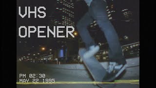 VHS Opener Premiere Pro Templates