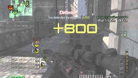 MW3 5-man killfeed final killcam (triple C4)
