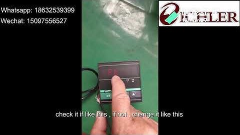 Counter setting adjustment :JWG semi automatic folder gluer