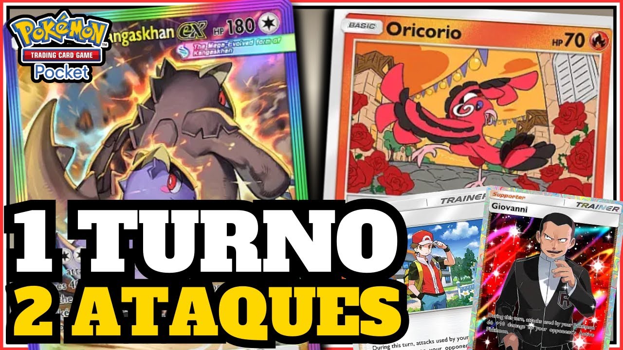 DECK de MEGA KANGASKHAN BATE MUITO | Pokémon TCG Pocket?