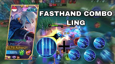 LING FASTHAND AGGRESSIVE & KILLS ON POINT | PERFECT COMBO ULTI 4X ( LING GAMEPLAY)