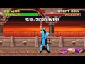 Mortal Kombat II (Arcade) Sub-Zero (60FPS)