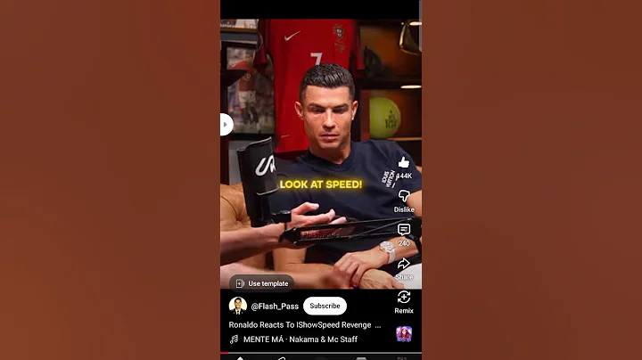 Ronaldo Reacts To IShowSpeed Revenge On Ronaldo Jr.😳