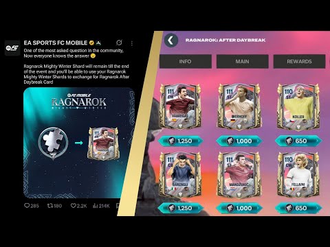 RAGNAROK: MIGHTY WINTER SHARD TO STAY FOR THE REST OF THE EVENT 😨 CONFIRMED BY EA ✅ SAVE YOUR SHARDS