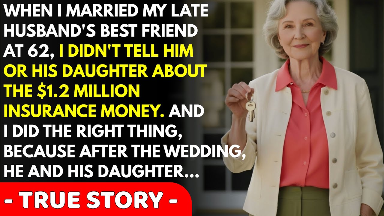 When I married my late husband's best friend at 62, it saved me that I didn't tell him about the...