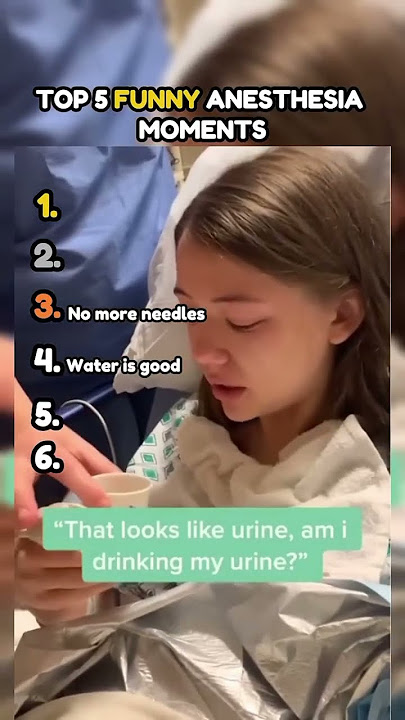 TOP 5 FUNNY ANESTHESIA MOMENTS