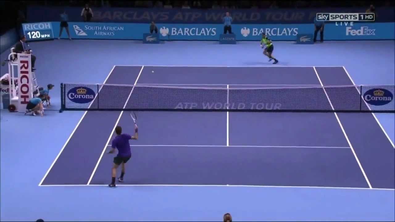 Atp World Tour Finals 2012 -  Federer vs Ferrer RR (HD) - YouTube