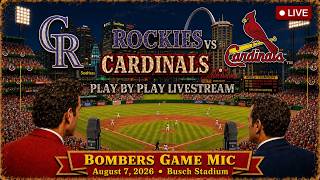 🔴 LIVE Rockies vs. Cardinals ROX AT BUSCH! - Play by Play & Reaction | Game 118 of 162