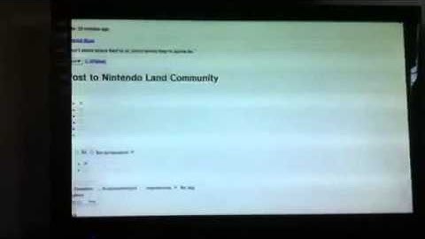 Wii U glitch miiverse bug page