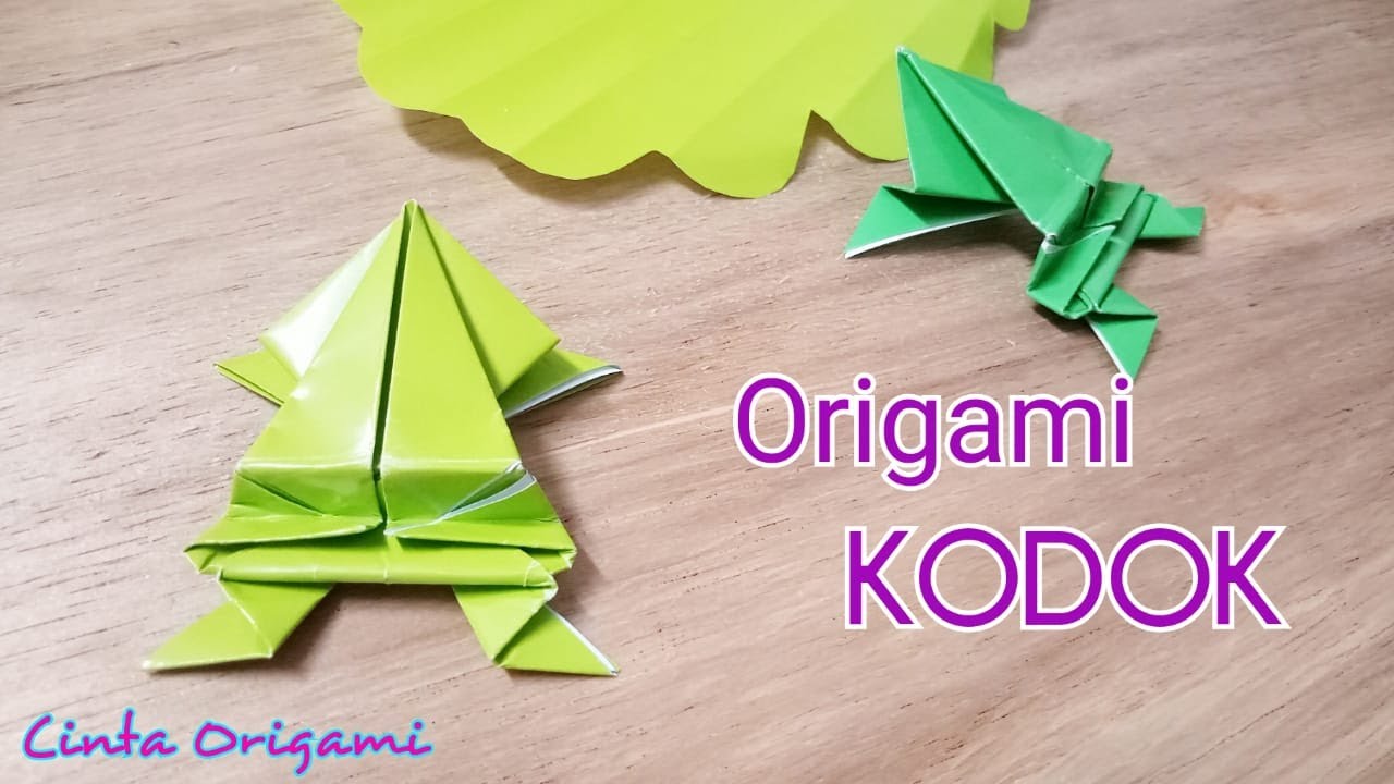  Origami Kodok  frog origami  YouTube