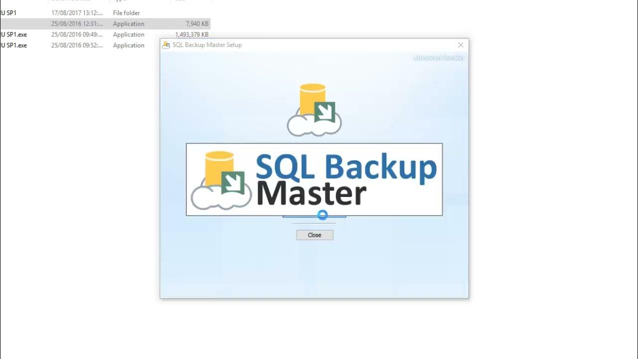 Tutorial SQL Backup Master (Auto Backup) - YouTube
