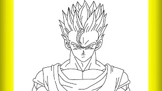 How To Draw Gohan ssj2 /Drawing Creation/