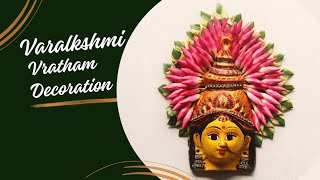 Easy varalkshmi vratham flower Decoration| Pooja decoration | varalakshmi pooja decoration