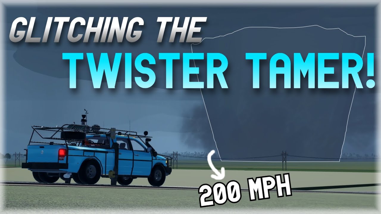 Can I Survive 200 MPH Tornadoes With This Twister Tamer Glitch!! Roblox