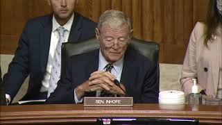 Inhofe Questions Witnesses at EPW Hearing