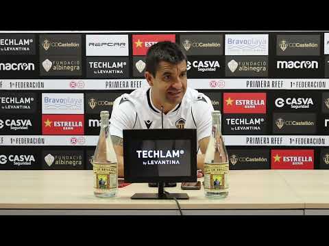 Rueda de prensa Rubén Torrecilla: CD Castellón vs CF La Nucía (07/10/2022)