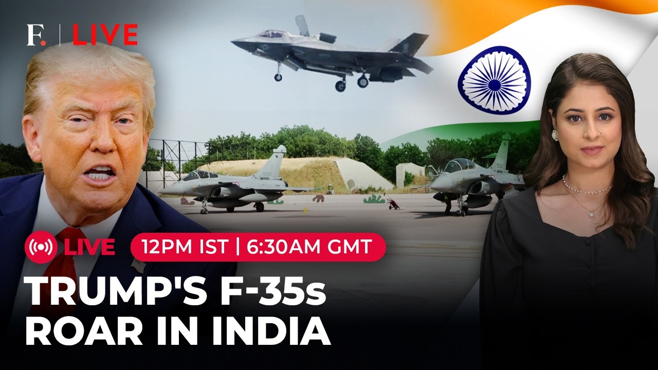 LIVE: US F-35s Arrive in India For the First Time, Participate In Tarang Shakti 2026 | Firstpost thumbnail