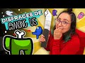 ¡ENCERRADAS CON EL IMPOSTOR! 😱 Disfraz de Among Us 🎃 Halloween Craftingeek