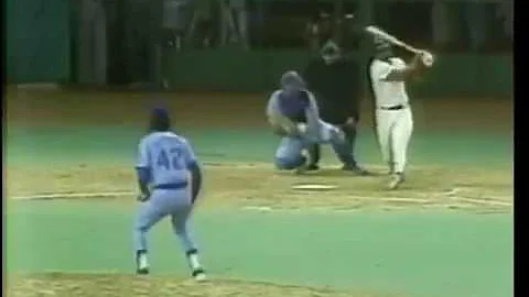 Bruce Sutter strikes out Jim Rice in the 1979 All-...