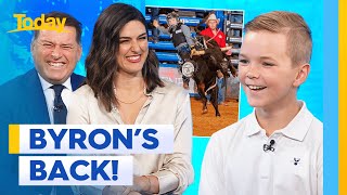 Pintsized cowboy has Today team in hysterics with ANOTHER joke | Today Show Australia