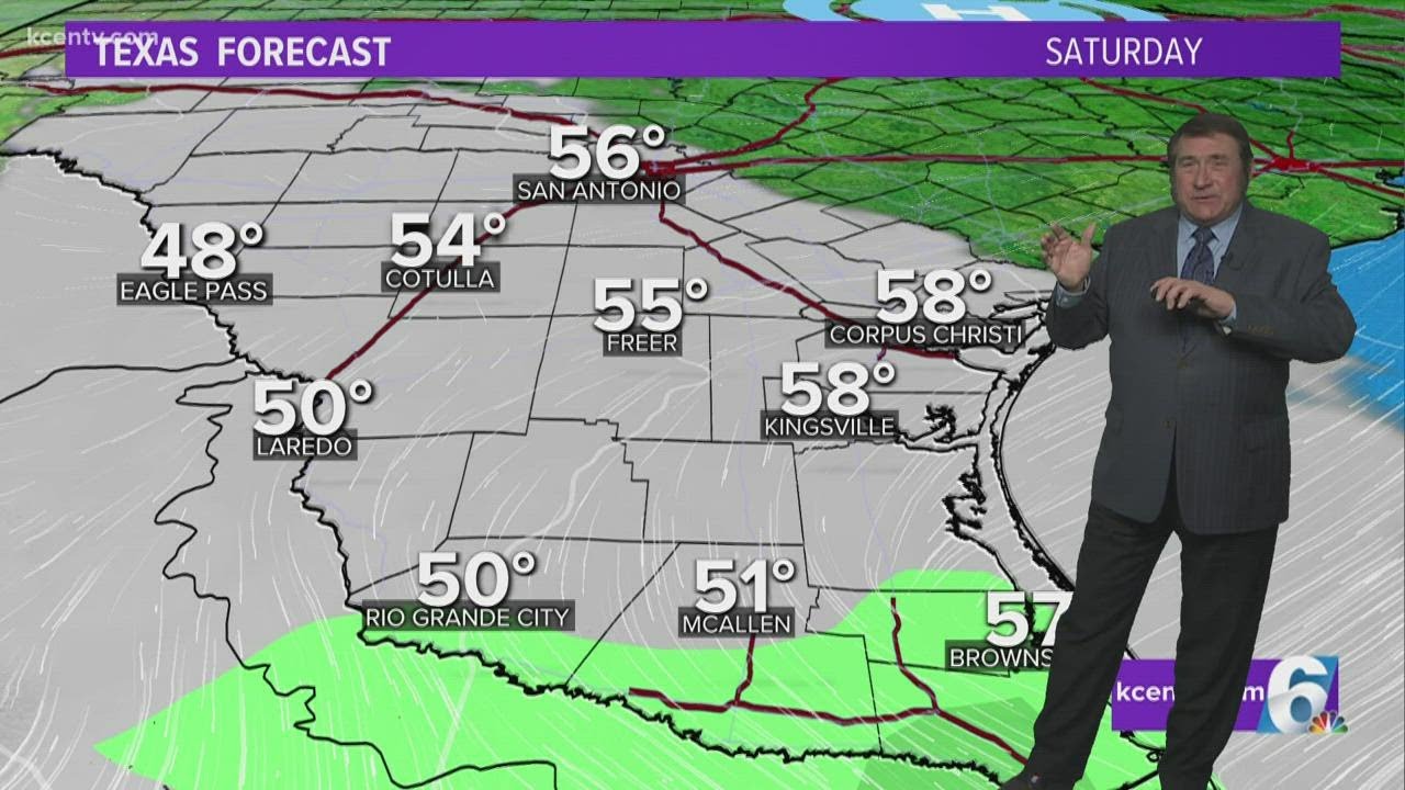 Slow warm up through the weekend | Central Texas Forecast - YouTube